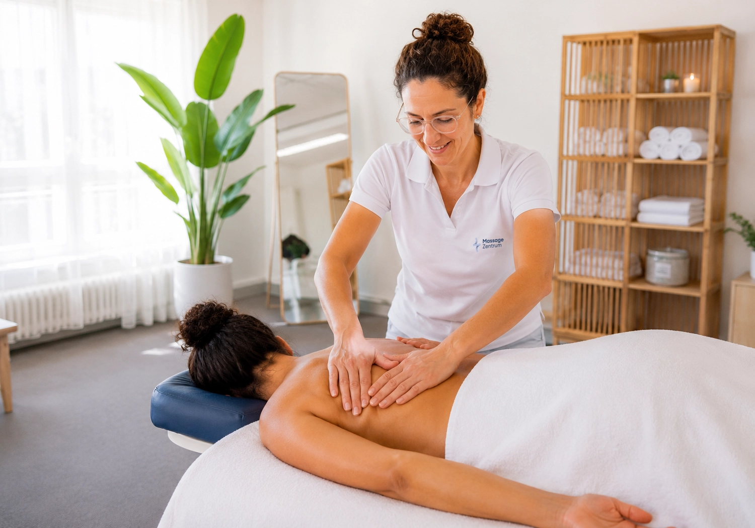 Behandlung des Rückens im Massage Zentrum Richterswil