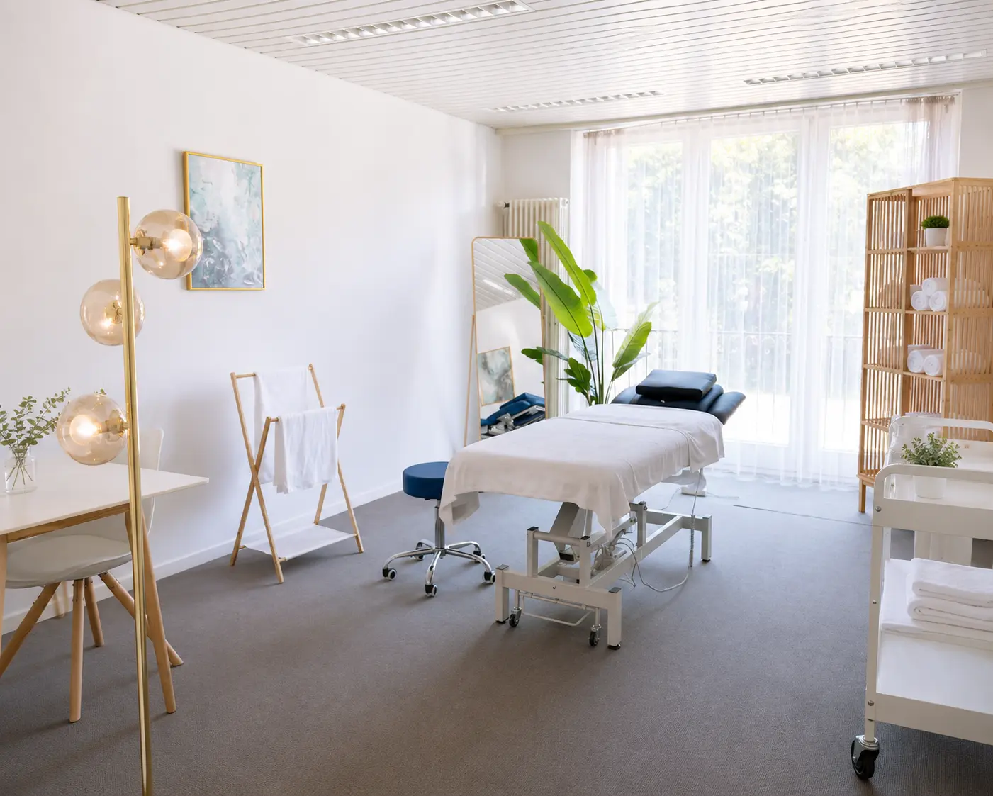 Behandlungsraum an der Holzmoosrütistrasse 10B – Massage für Richterswil